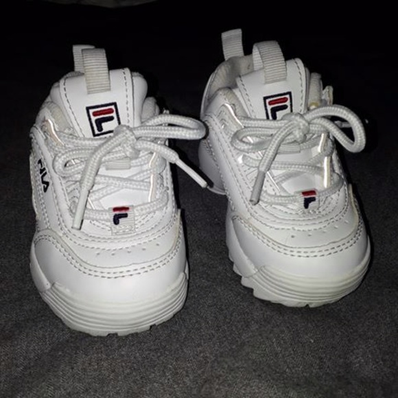 White Disruptor Fila toddler - Picture 4 of 6